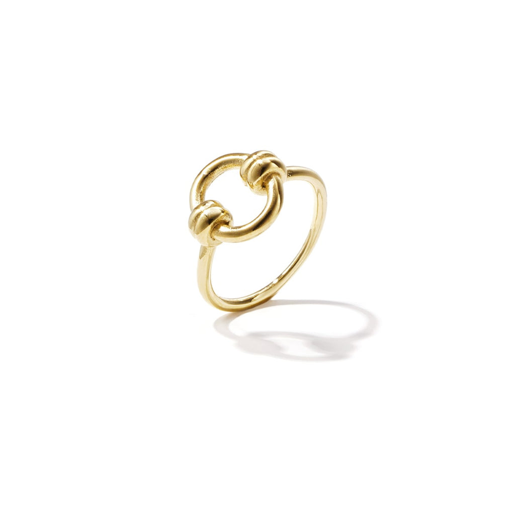 Minimalistische ring met cirkel