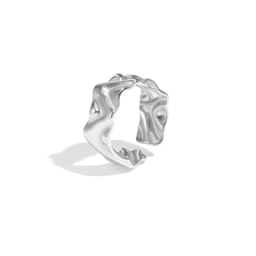 Minimalistische ring met onregelmatige vorm