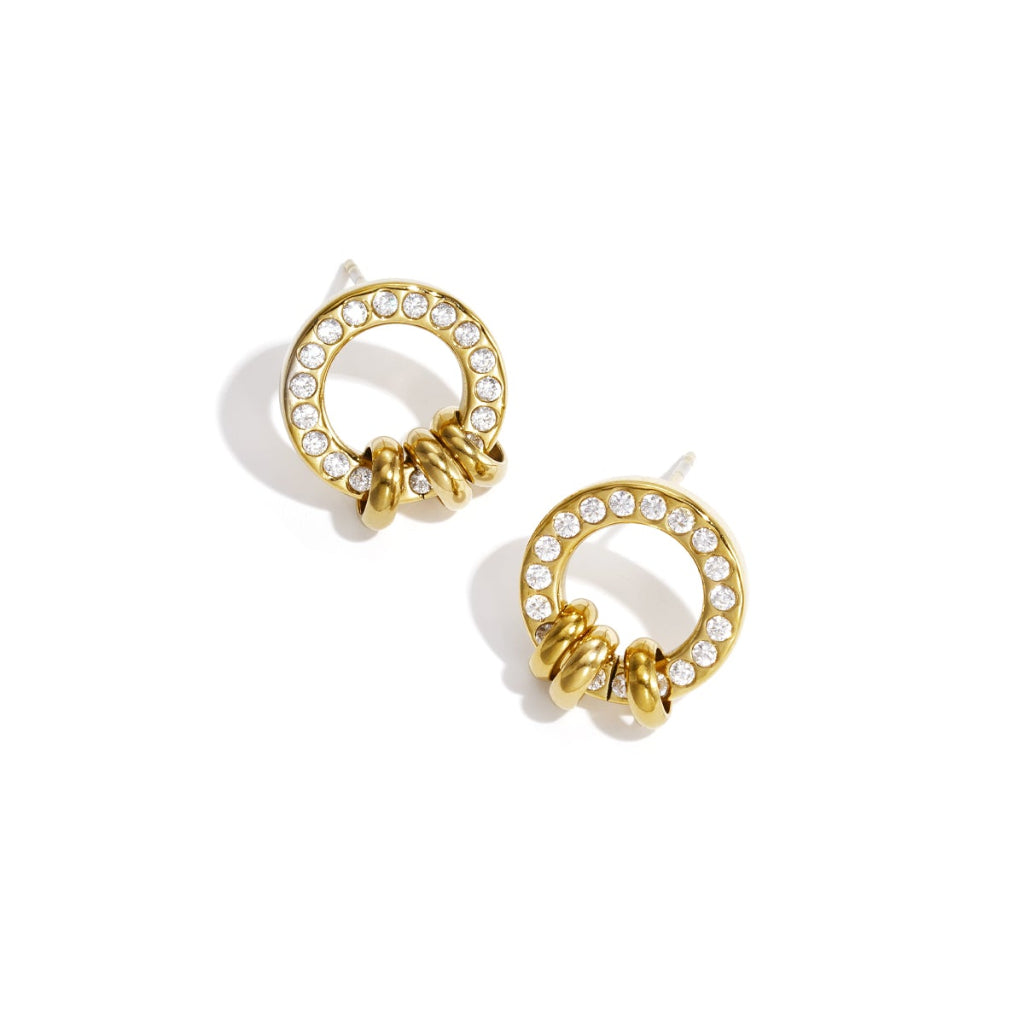 Oorknopjes met elegante ringen