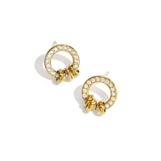 Oorknopjes met elegante ringen