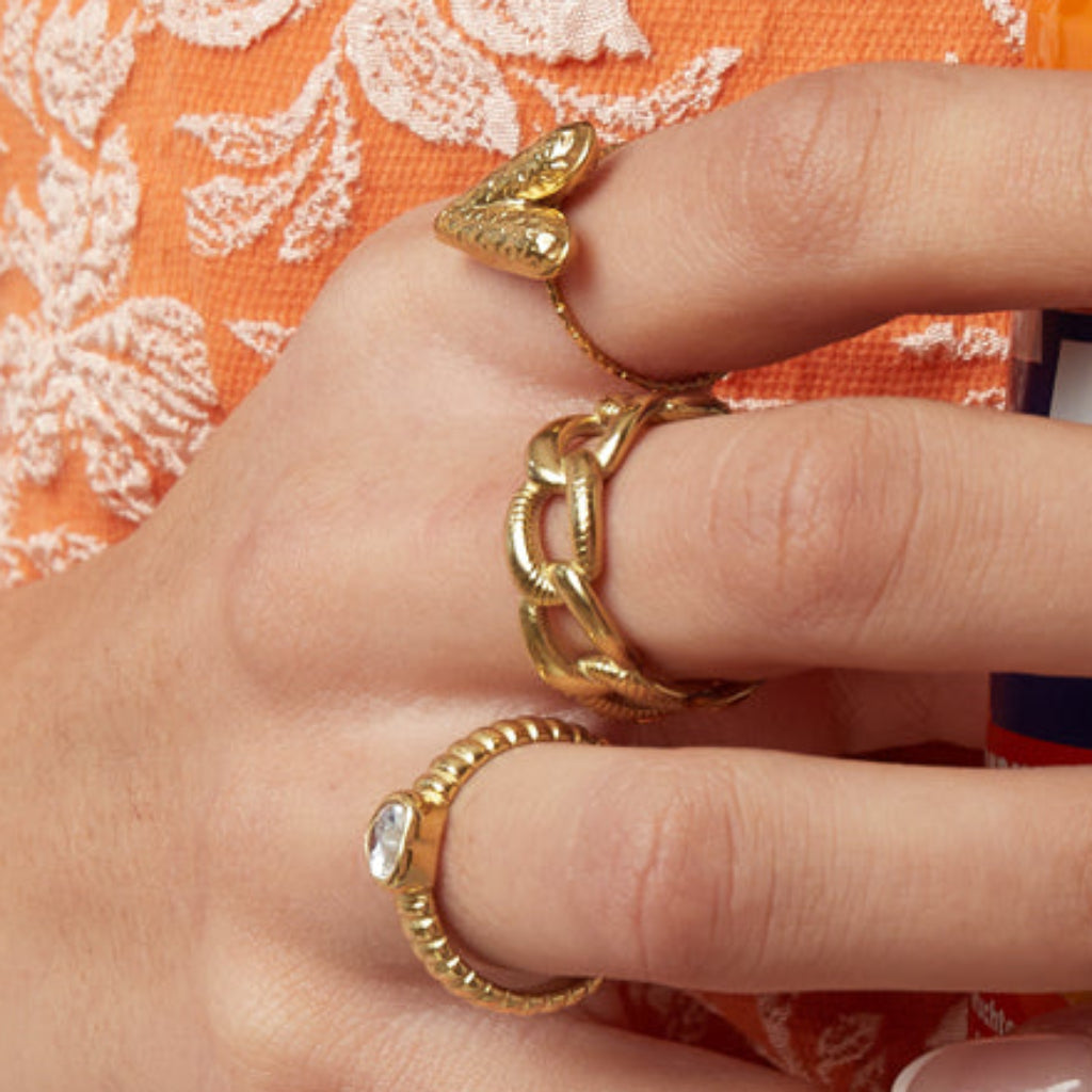 Ring met grote schakels