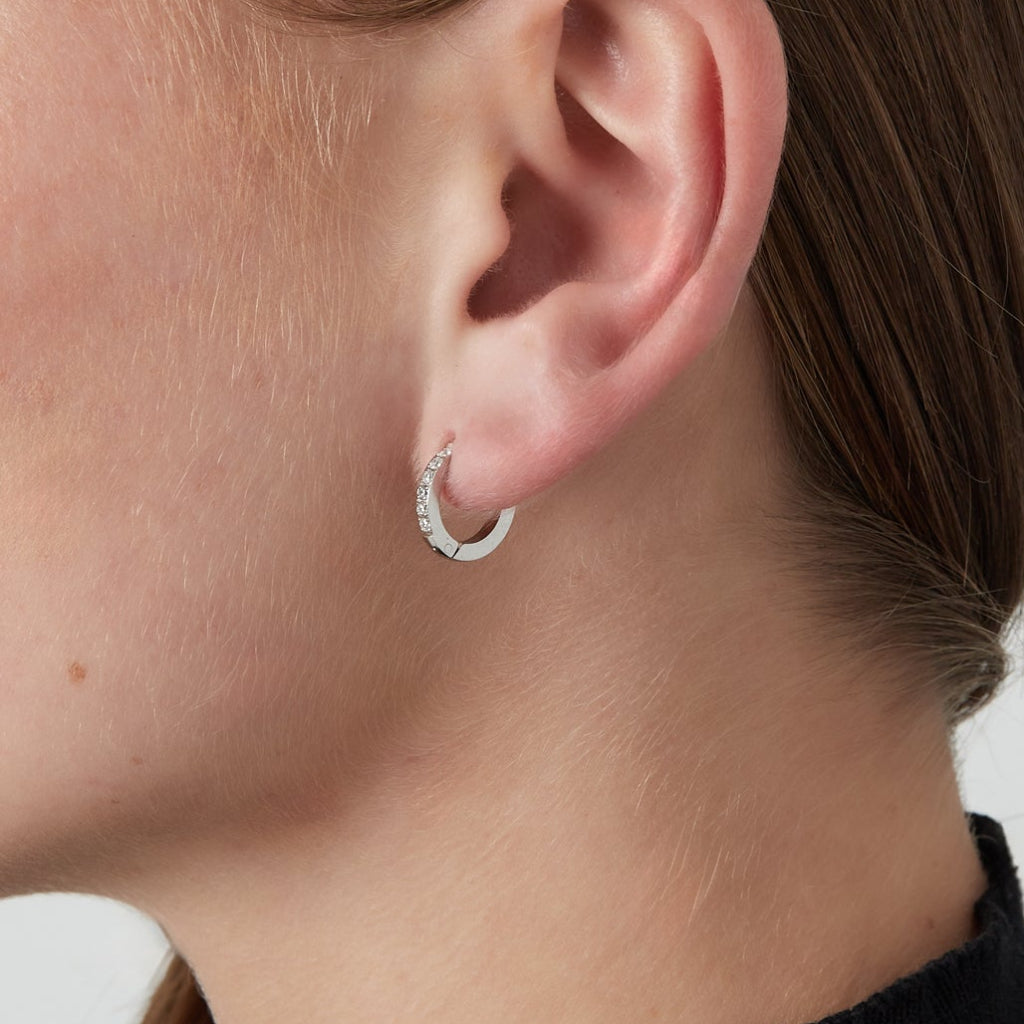 Schitterende strass oorbellen